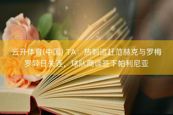 云开体育(中国) TA：热刺追赶范赫克与罗梅罗异日关连，球队商谈签下帕利尼亚